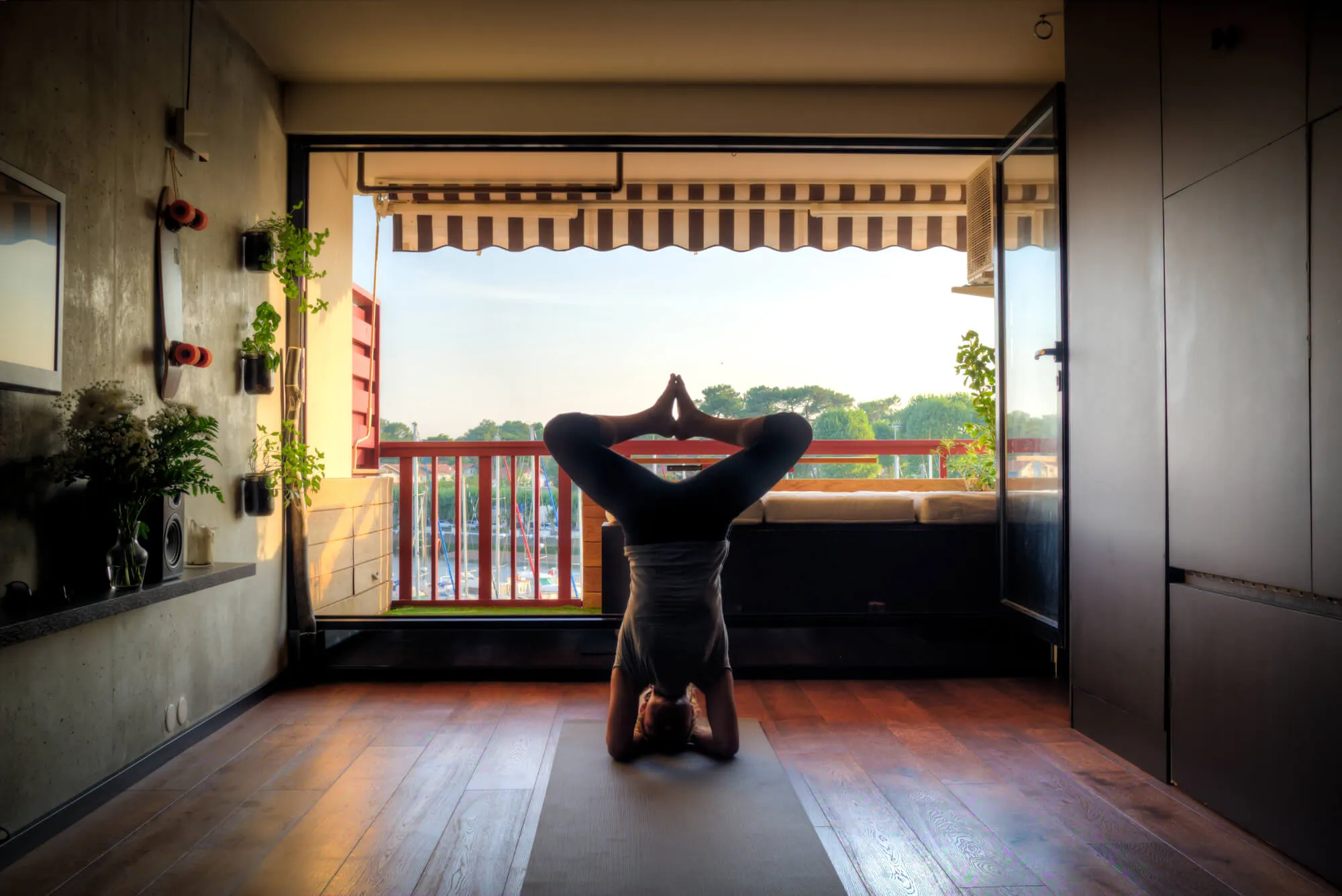 The Bunker studio yoga space in Capbreton, France